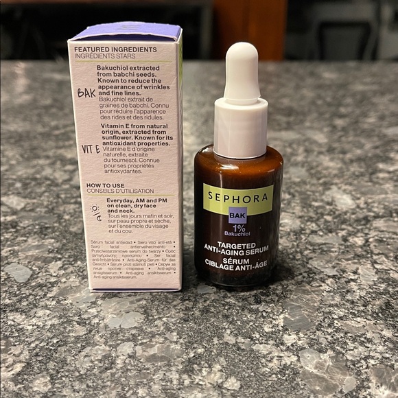 Sephora Targeted Anti Aging Serum 1% Bakuchiol - Picture 2 of 4